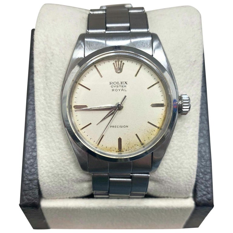 Vintage Rolex Oyster Royal Precision 6422 Stainless Steel Watch Original  Polish at 1stDibs | rolex 6422, rolex oyster precision 6422, vintage rolex  watch