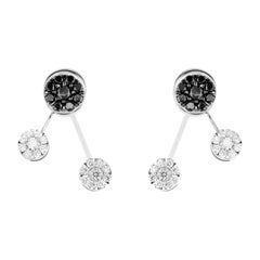 Alessa Equilibrium Earrings 18 Karat White Gold Clique Collection