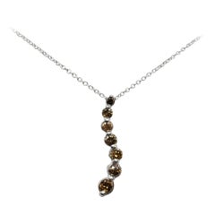 Brown Diamond "Journey" Necklace