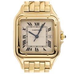 Cartier 1060 Panthere 18 Karat Yellow Gold Panther 1060-2 18 Karat Quartz Watch