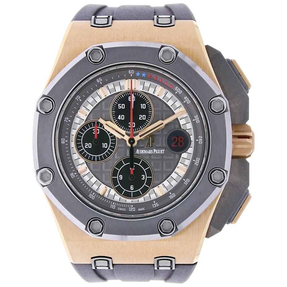 Audemars Piguet Michael Schumacher 18K Rose Gold & Titanium 26568OM.OO.A004CA.01 For Sale