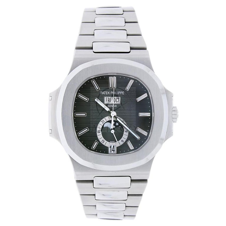 patek nautilus grey dial