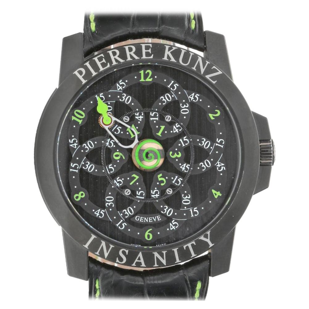 Pierre Kunz G019 Insanity Sport Automatic Movement Black Infinity Looping Dial