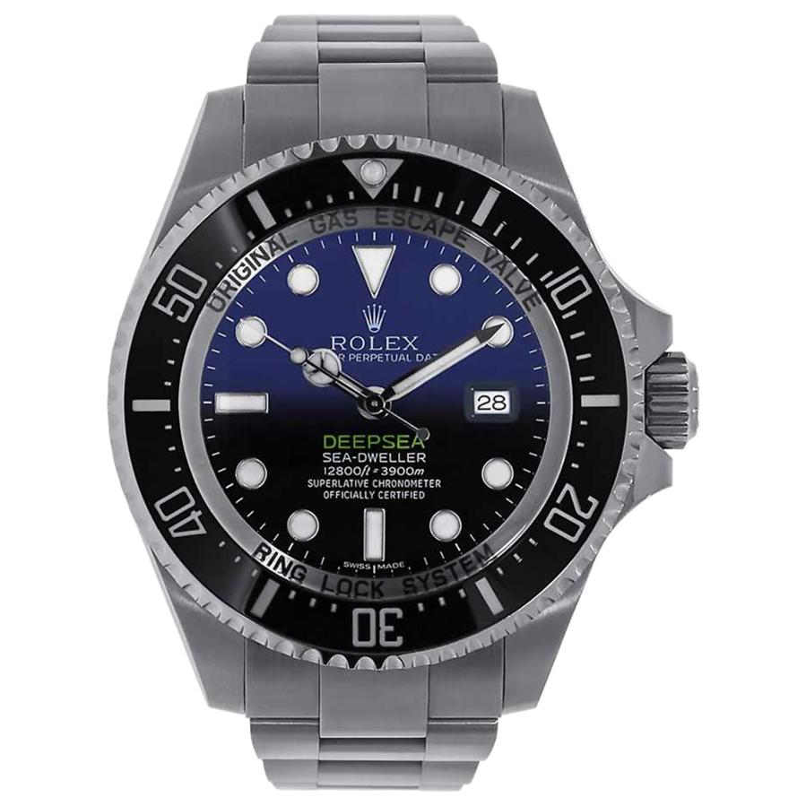 Rolex Sea-Dweller Deepsea D-Blue Dial Stainless Steel Watch 116660