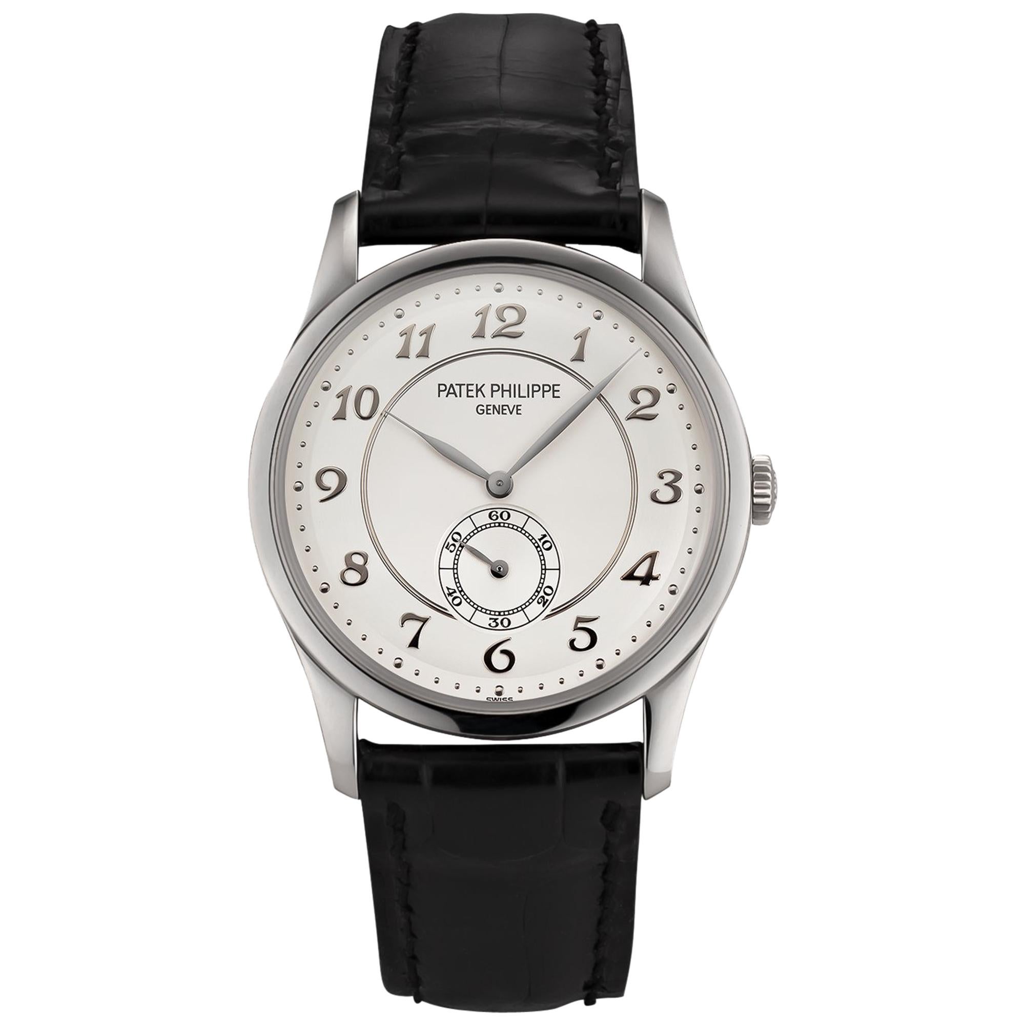 Vintage Patek Philippe Calatrava Ref 5196P-001 Men's Wristwatch