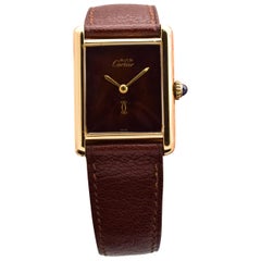 Cartier Tank Must de Men's Sized Watch, 1980s