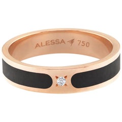 Alessa Hand Painted Ring 18 Karat Rose Gold Spectrum Collection