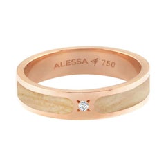 Alessa Hand Painted Ring 18 Karat Rose Gold Spectrum Collection