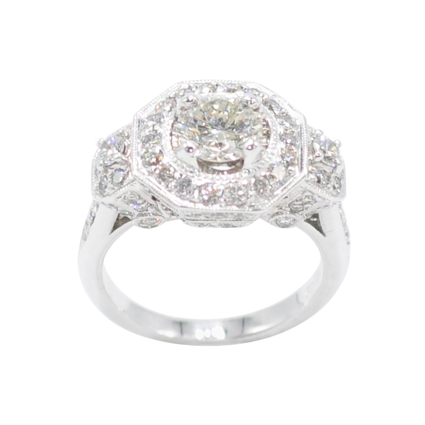 White Gold Diamond Ring