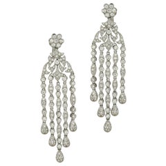 5 Carat Diamond Chandelier Earrings