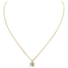 Tiffany & Co. Schlumberger Lynn Pendant in 18 Karat Yellow Gold with Diamonds