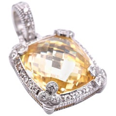 Judith Ripka Canary Crystal Olivia Pendant