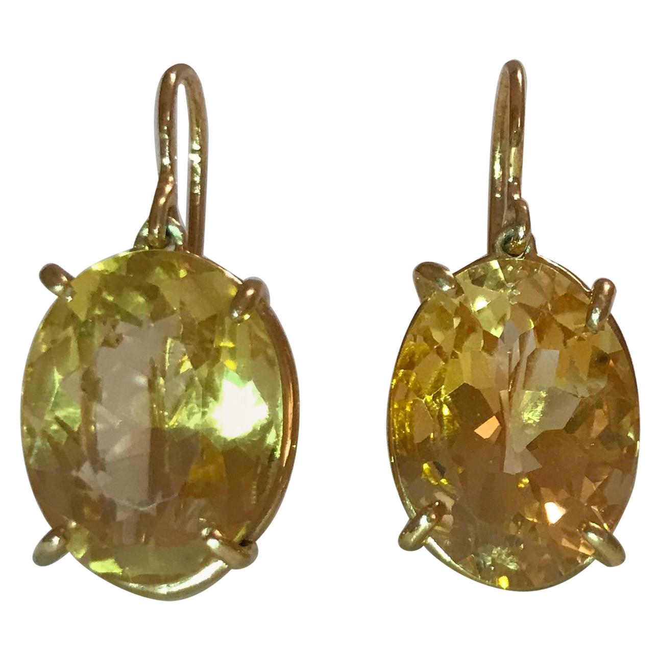 The Gabriella Hanging Stone Earring For Sale