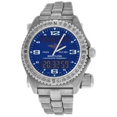 NOS Authentic New Men’s Breitling Emergency Titanium Quartz Watch