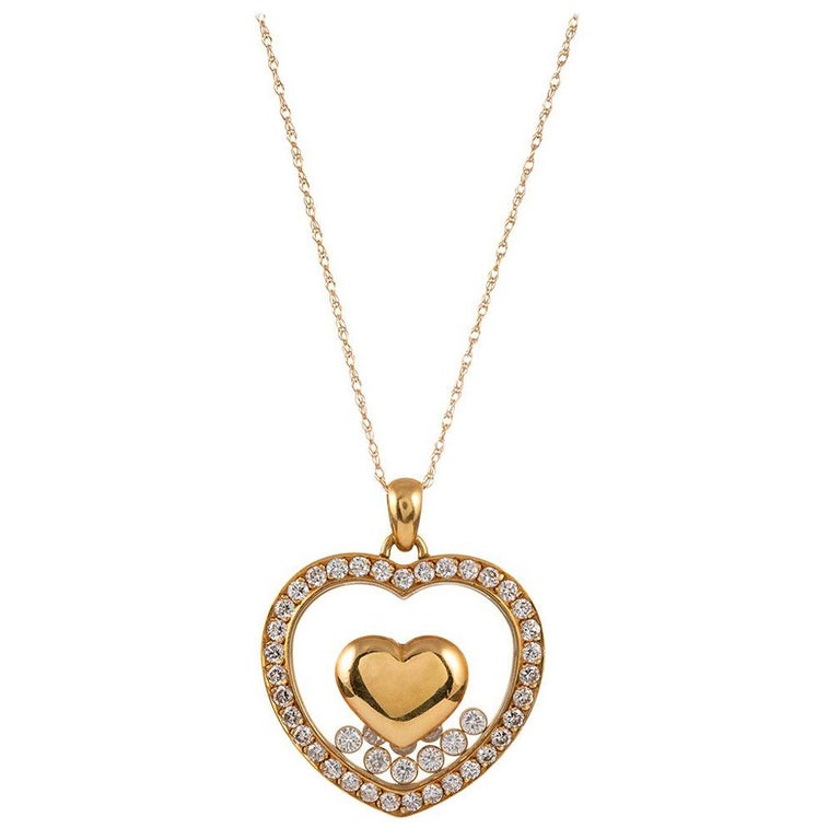 Chopard “Happy Diamond” Heart Pendant For Sale at 1stDibs