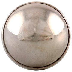 Vintage Swedish Modernist Silver Ring, 1960s