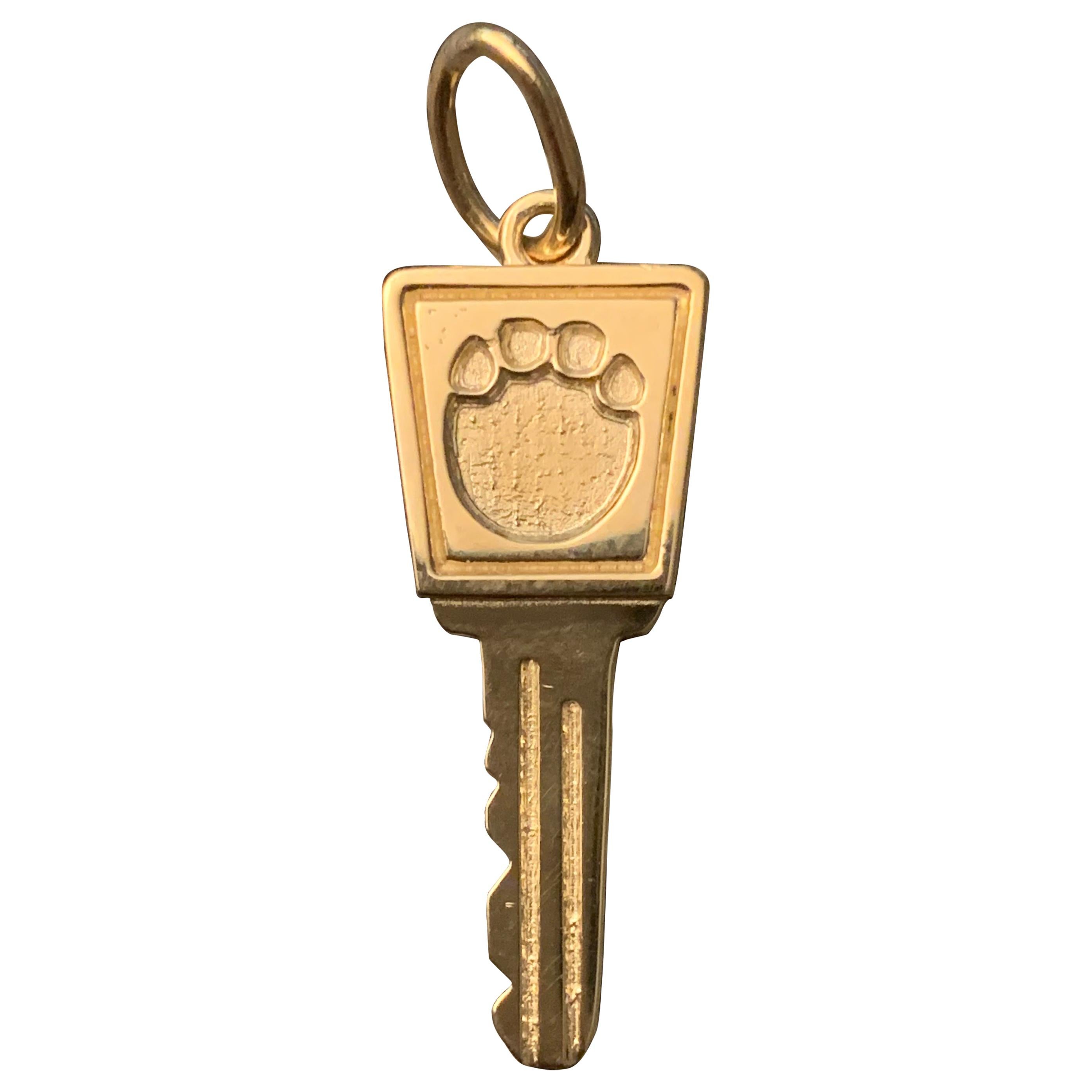 Gold Key Charm / Pendant Any Design 14 Karat Gold, Ben Dannie For Sale