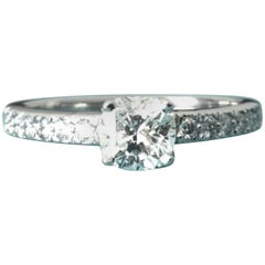 Tiffany & Co. Platinum NOVO .40 Carat I VVS2 Diamond Engagement Ring