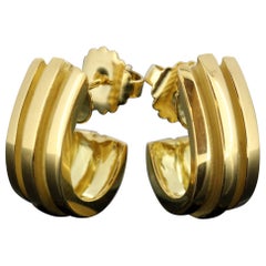Tiffany & Co. 18 Karat Yellow Gold Stud Earrings
