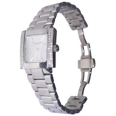Christian Dior Riva 64 Diamonds Stainless Steel Watch Montre Riva Diamants Acier