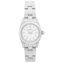 Rolex Ladies Oyster Perpetual No-Date Stainless Steel Watch 67180