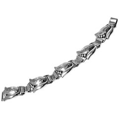 Georg Jensen Sterling Bracelet, circa 1940