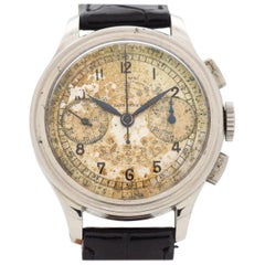 Vintage Longines 13ZN Chronograph Stainless Steel Watch, 1939