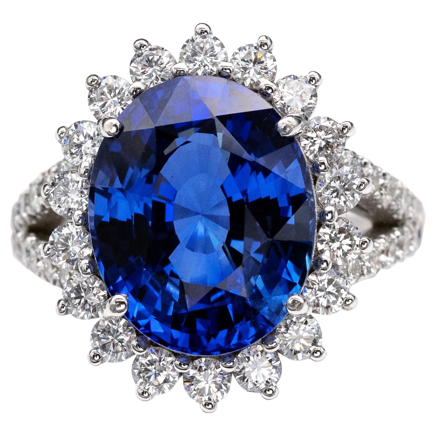 GIA Certified Fancy Colored Natural Diamond Collection Ring For Sale