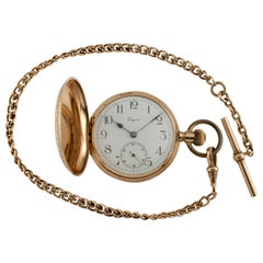 Longines Grand Prix 14 Karat Yellow Gold Full Hunter Pocket Watch NO CHAIN INCL