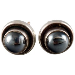Pair of Ear Studs in Sterling Silver by Georg Jensen