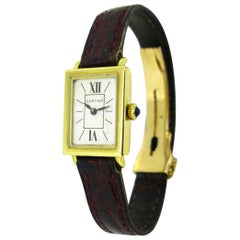 Vintage Cartier Forties Ladies Yellow Gold Manual Wind Wristwatch