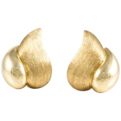 Henry Dunay 18K Gold Sabi Earrings
