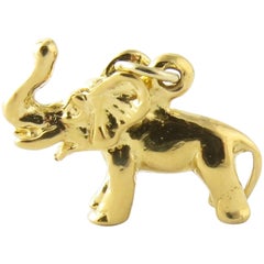 22 Karat Yellow Gold Elephant Charm