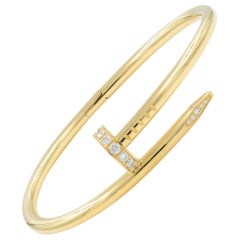 Cartier Juste Un Clou 18 Karat Yellow Gold with Diamonds Bracelet