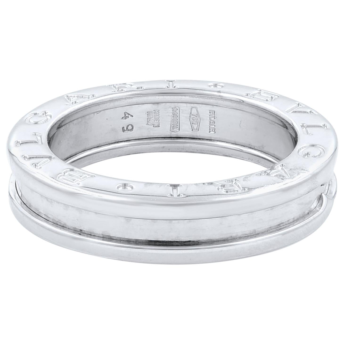 Bvlgari B.Zero 1 18 Karat White Gold Ring