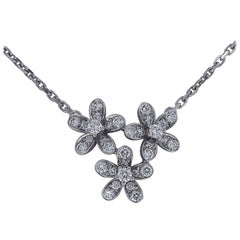 Van Cleef & Arpels Socrate 3 Flowers Pendant Necklace