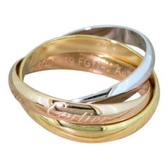 Cartier 18 Karat Gold Trinity Ring