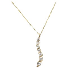 Diamond "Journey" Necklace