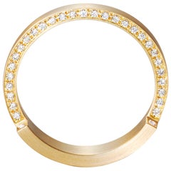 18 Karat Gelbgold Diamant-Ring