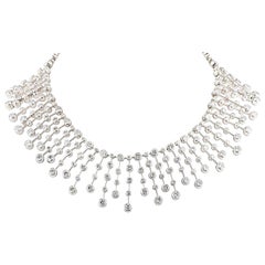 Cartier Platinum Diamond Necklace 60.00ct D/VVS