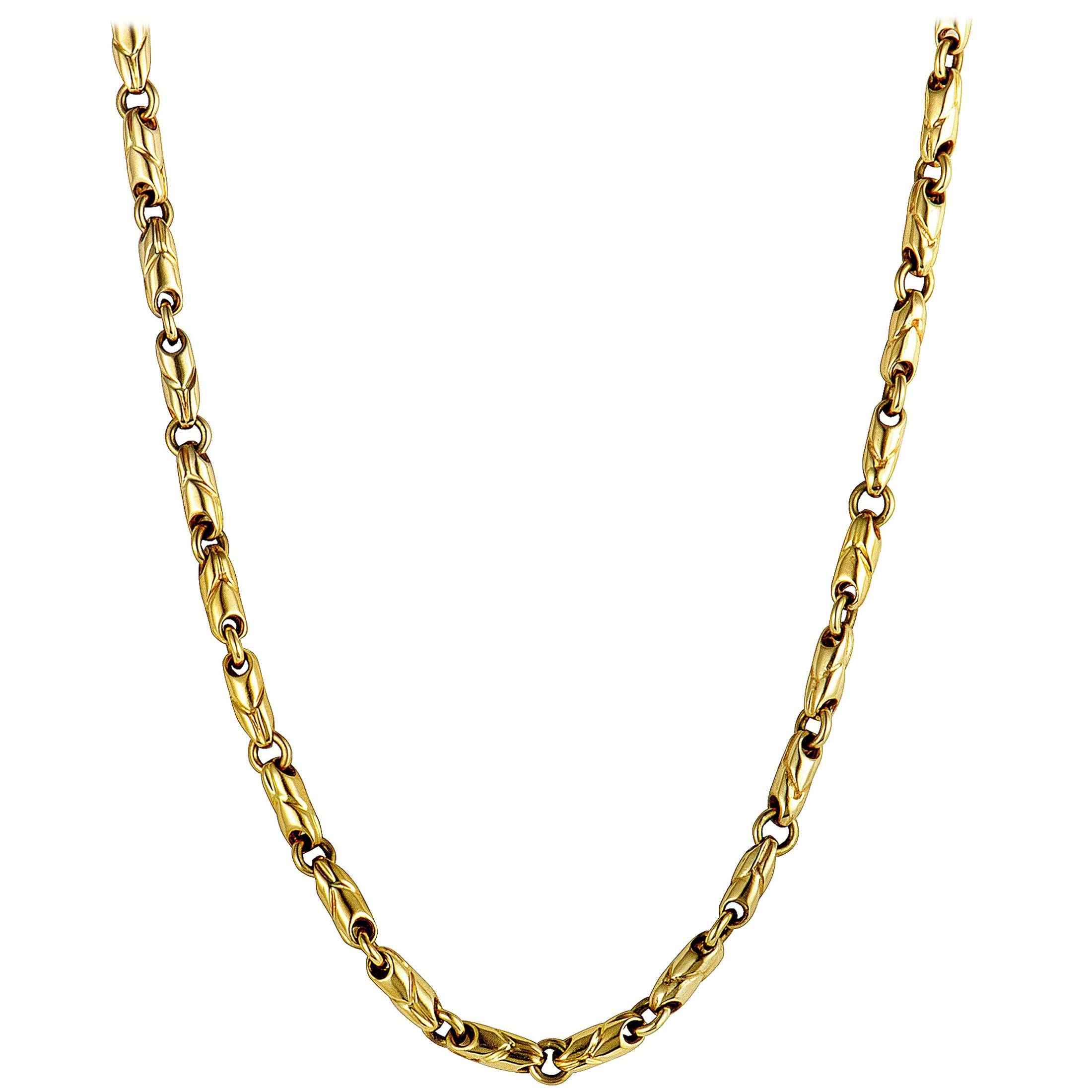Bulgari Yellow Gold Chain Large Necklace