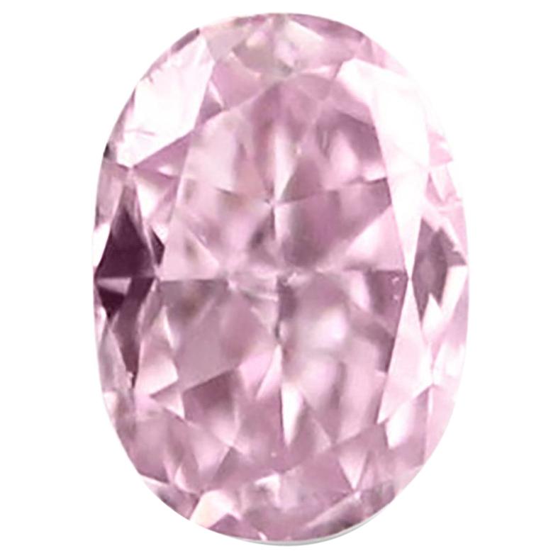 GIA Certified Natural Fancy Pink Oval Diamond 1.11 Carat