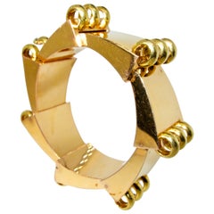 Art Moderne Gold Bracelet, circa 1948