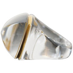 Bague en cristal clair La Bague Pop de Baccarat