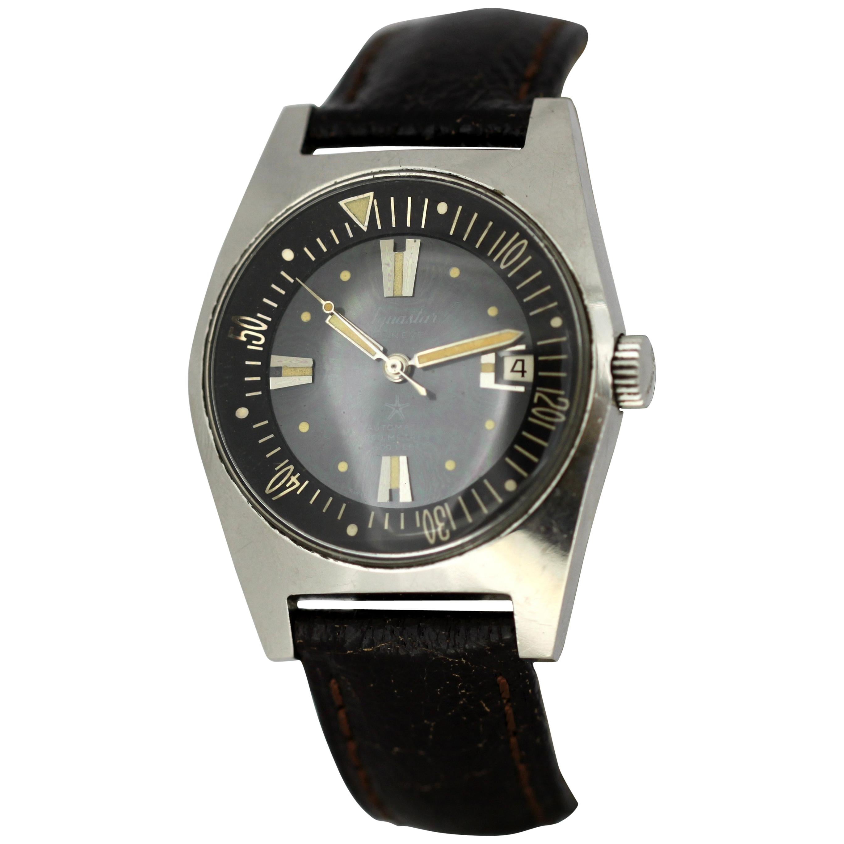 Aquastar Automatic Wristwatch, 1701, Men, 1960-1969