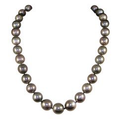 Black Green Grey Natural Tahiti Pearl Cocktail Dress Necklace