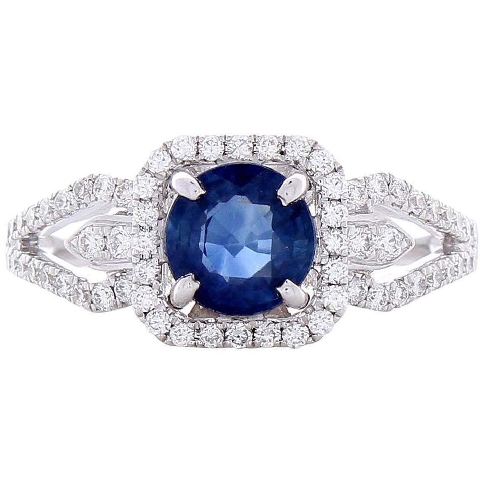 Antique Sapphire and Diamond Cocktail Rings - 14,605 For Sale at ...