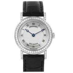 Breguet Classique 18 Karat White Gold Diamond Ladies Watch 8561