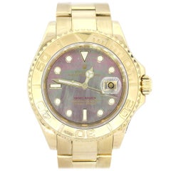 Rolex 16628 Yacht-Master Tahitian Mother of Pearl Dial Watch