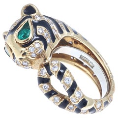 David Webb Kingdom Collection Tiger Ring